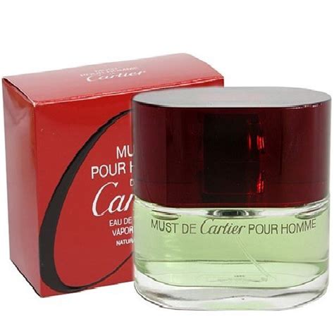 parfum must de cartier pour homme|must de cartier refill.